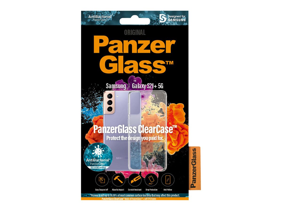 PanzerGlass | ClearCase | Case | Samsung | Galaxy S21+ Series | Thermoplastic polyurethane (TPU) | Clear | Anti yellow; Scratch resistant; Anti greasy; Anti Ageing; AntiBacterial - Image 17