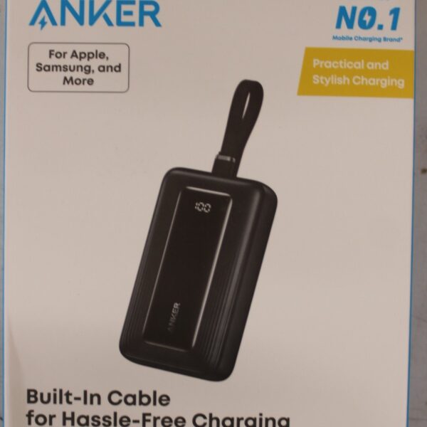 SALE OUT. Power Bank with Built-In USB-C Cable | A1688H11 | 10000 mAh | Black | DAMAGED PACKAGING