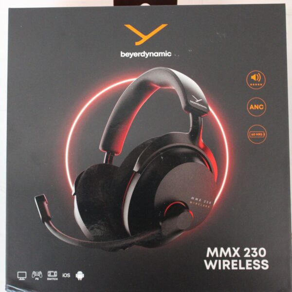 SALE OUT. Beyerdynamic MMX 230 Black Bluetooth ANC Headphones, Wireless | Beyerdynamic Headphones | MMX 230 | Bluetooth | Over-Ear | Microphone | Black | Noise canceling | DEMO, MISSING USB ADAPTER | Warranty 24 month(s)