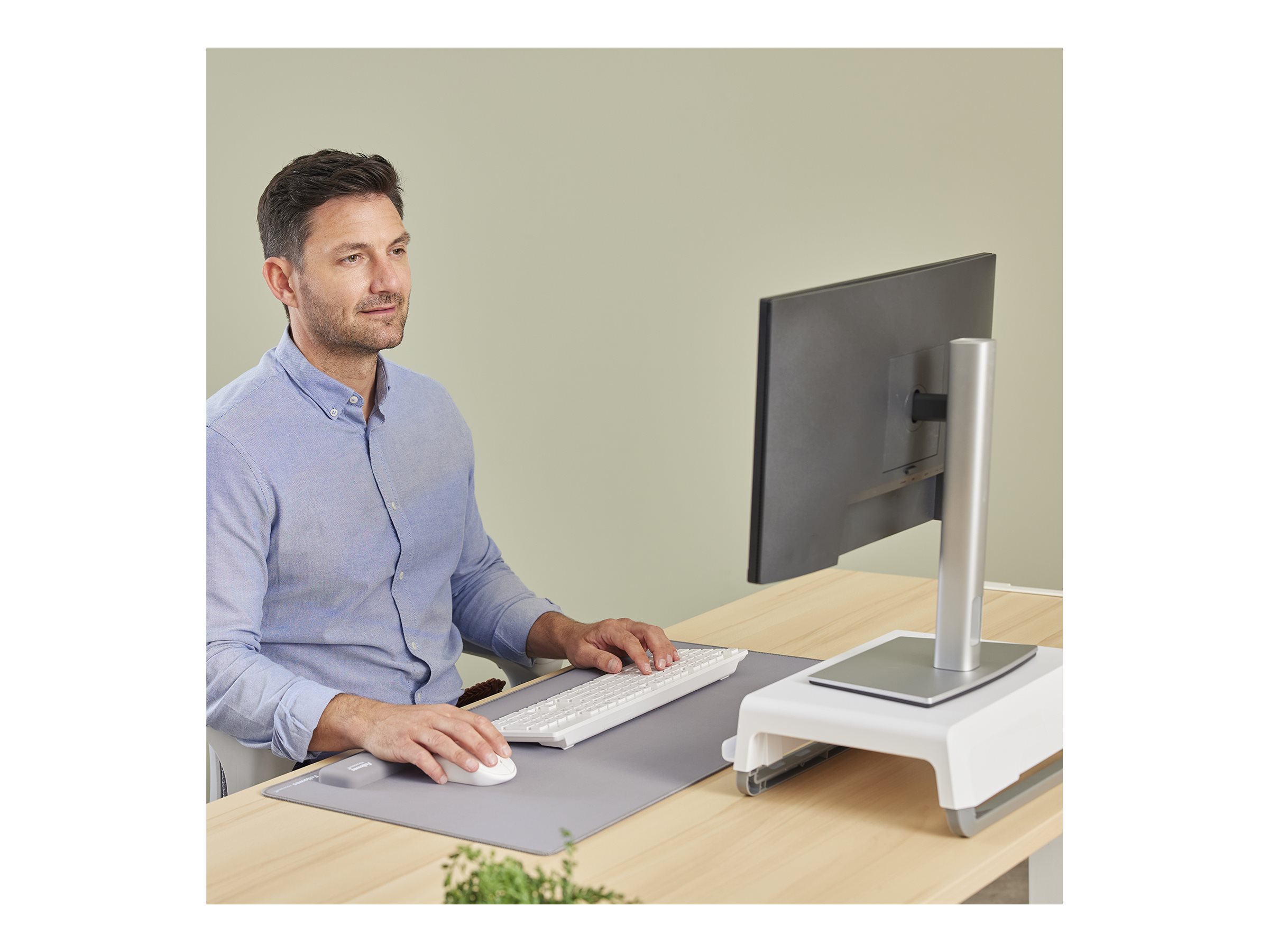 Fellowes | Breyta Palm Wrist Rest | Grey - Image 14