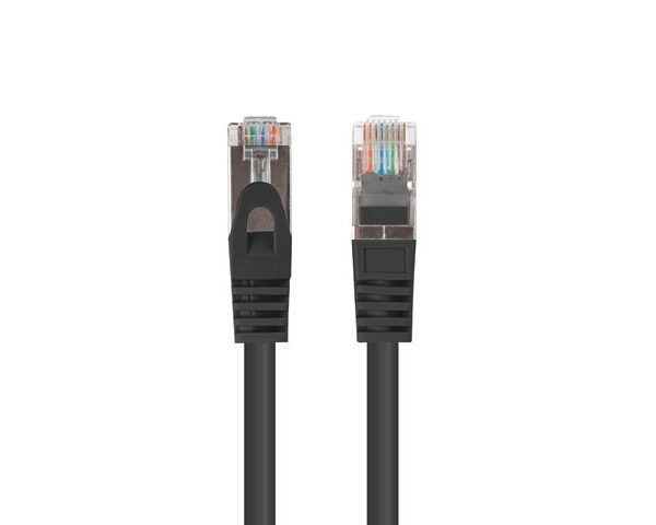 Lanberg Patchcord CAT.6 FTP 0.25M fluke passed 10-pack, Black | PCF6-20CC-0025-BK