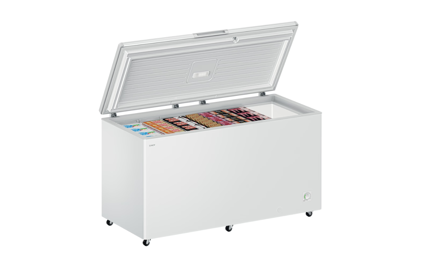 Candy Freezer | CNCHQ2S520EW | Energy efficiency class E | Chest | Free standing | Height 84.5 cm | Total net capacity 502 L | White - Image 3