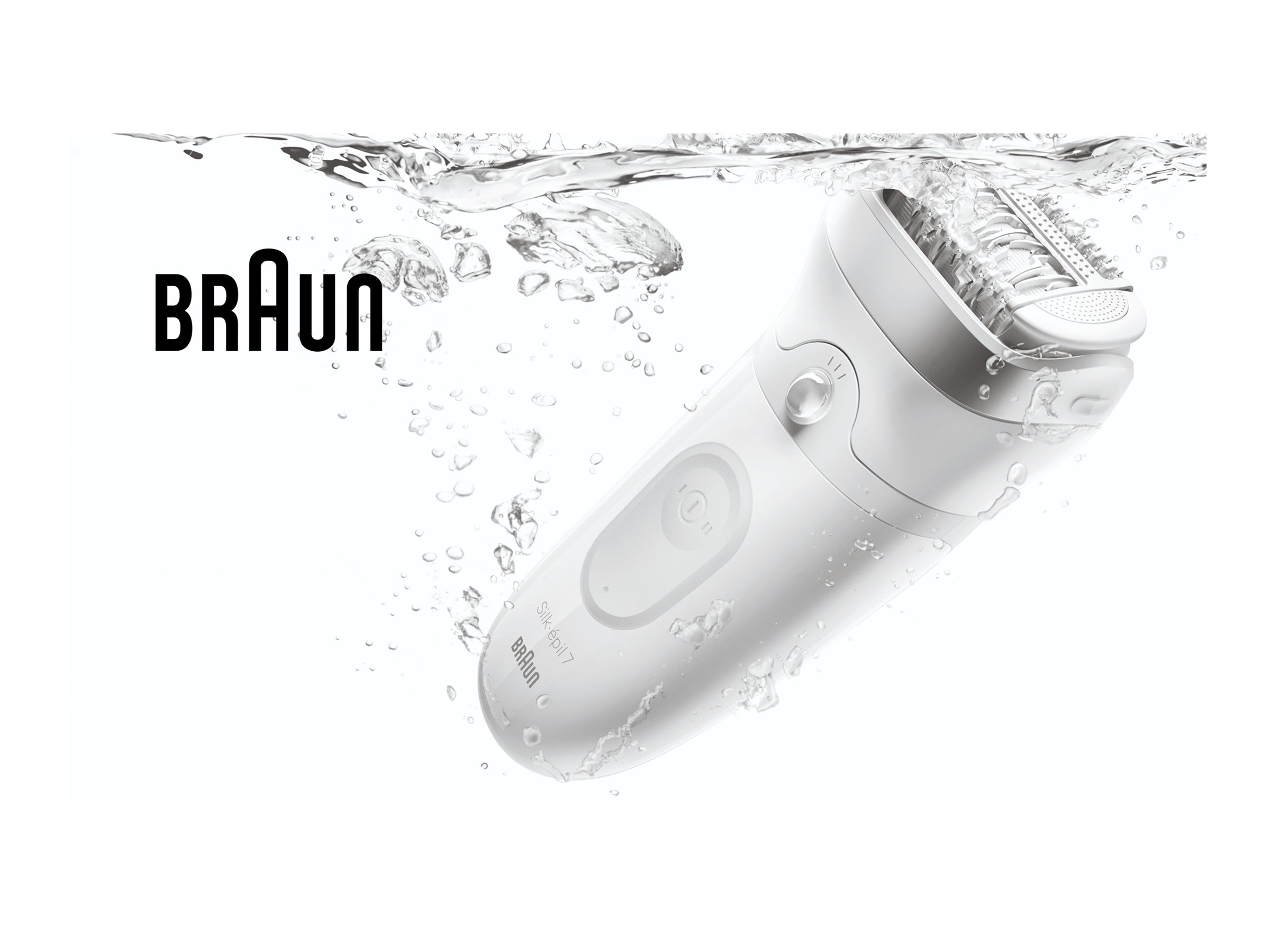 Braun Silk-épil 7 SE7-000 Epilator, Wet & Dry, White/Grey | Braun - Image 4