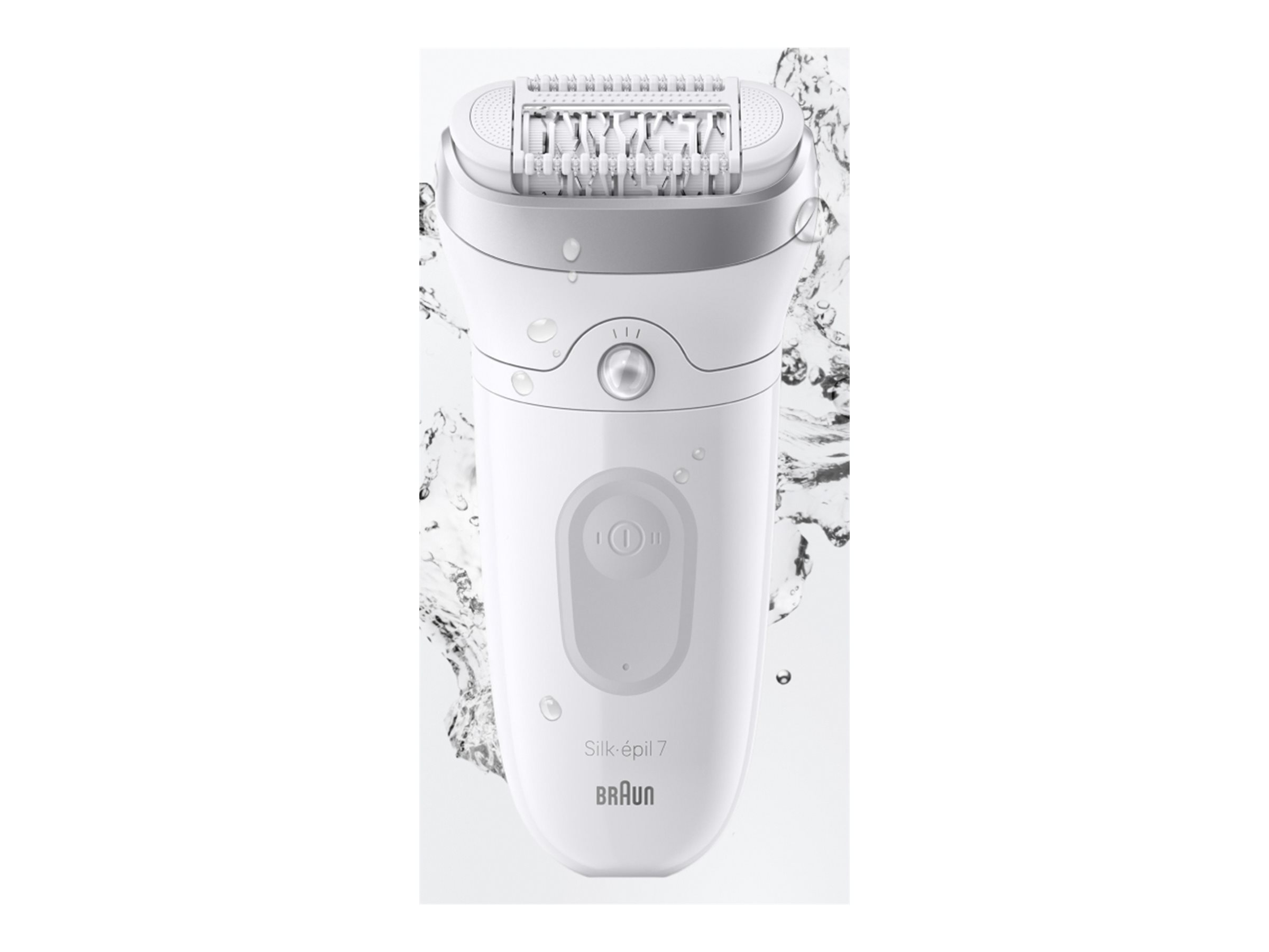 Braun Silk-épil 7 SE7-000 Epilator, Wet & Dry, White/Grey | Braun - Image 5