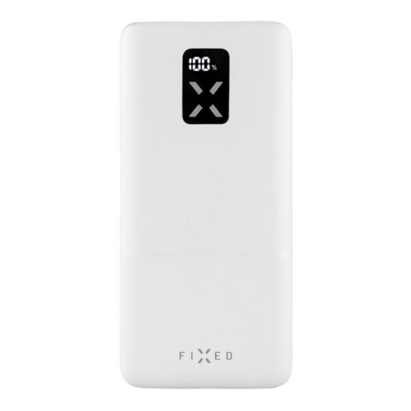 Fixed Power bank Zen 20 with LCD display and PD 20W output | FIXZEN-20-WH | 20000 mAh | White