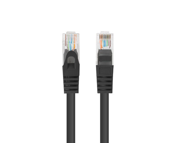 Lanberg Patchcord CAT.6 UTP 3M fluke passed 10-pack, Black | PCU6-20CC-0300-BK