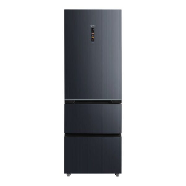 Midea Refrigerator | MDRB542BIE70 | Energy efficiency class Class E | Free standing | Height 191 cm | Combi | No Frost system | Fridge net capacity 257 L | Freezer net capacity 135 L | Display | 38 dB | Grey