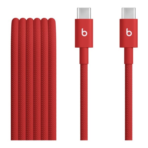 Apple USB-C to USB-C Woven Cable (1.5 m) - Rapid Red | Apple