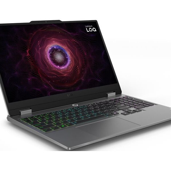 Lenovo LOQ 15AHP9 15.6 FHD AMD R7 7445HS/16GB/512GB/Nvidia GF RTX 4050 6GB/WIN11 Home/ENG Backlit kbd/Luna grey/2Y Warranty | Lenovo Warranty 24 month(s)