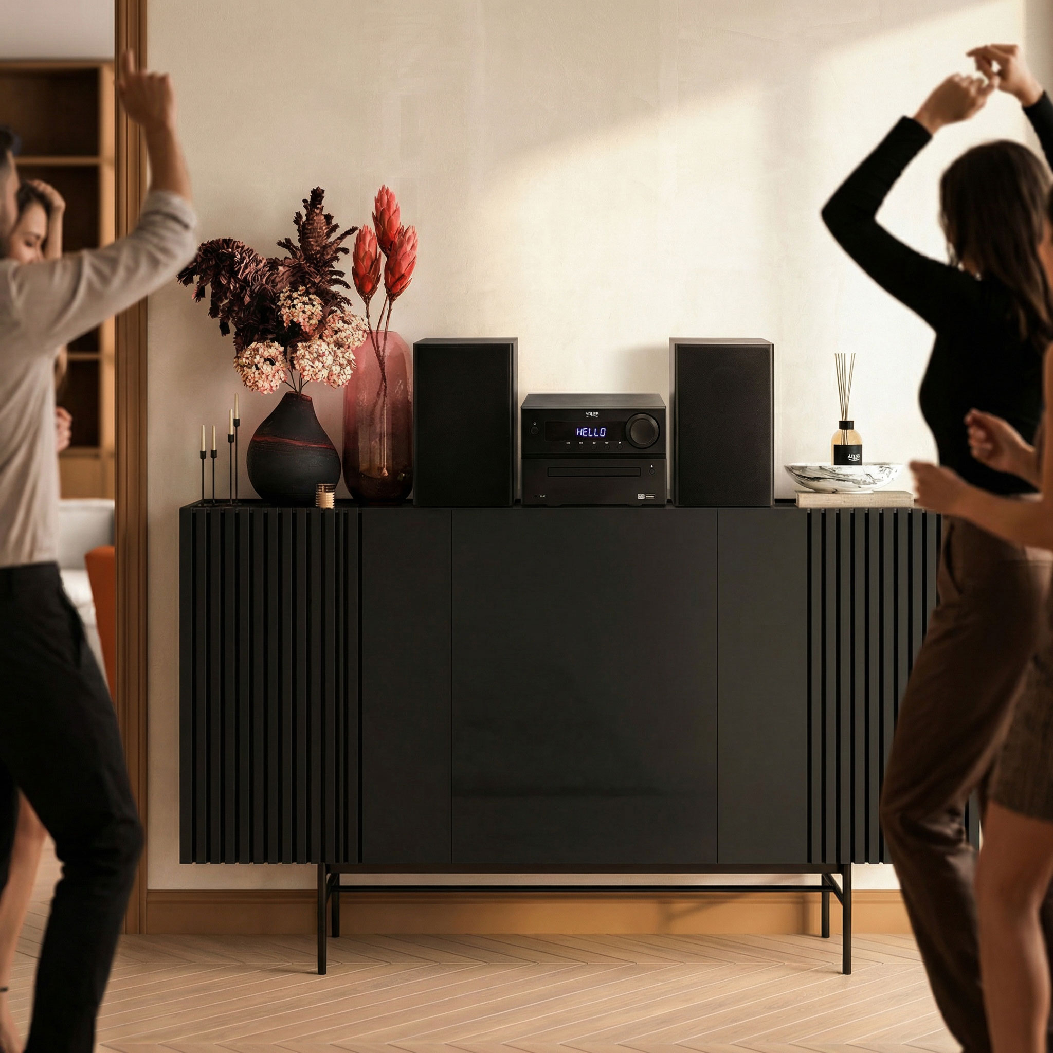 Adler | Mini Hi-Fi Stereo System | AD 1917 | Speakers | USB connectivity | Bluetooth | FM - Image 12