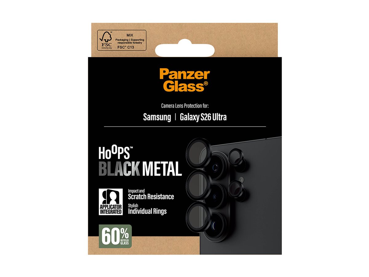 PanzerGlass Hoops Camera Lens Protector Black Samsung New Galaxy S26 Ultra | PanzerGlass - Image 7