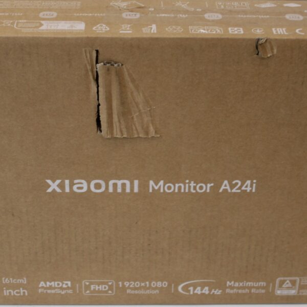 SALE OUT. Xiaomi Monitor A24i 2026 | SALE OUT. | Xiaomi Monitor A24i 202 | 24 " | IPS | FHD | 16:9 | 144 Hz | 6 ms | 1920 x 1080 pixels | 300 cd/m² | HDMI ports quantity 1 | Warranty 24 month(s) | DAMAGED PACKAGING