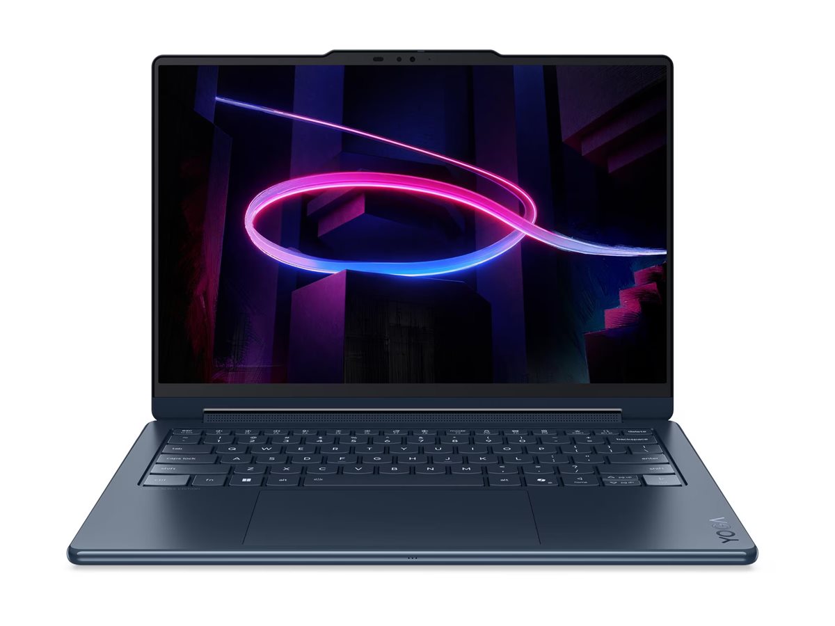 Lenovo Yoga 9 2-in-1 14IPH11 Intel | Cosmic Blue | 14 " | OLED | Touchscreen | 2.8K WQXGA+ | 2880 x 1800 pixels | Intel Core Ultra 7 | 355 | 32 GB | Soldered LPDDR5X | Solid-state drive capacity 1000 GB | Intel Graphics | Windows 11 Home | 802.11be | Bluetooth version 5.4 | Keyboard language Nordic | Keyboard backlit | Warranty 24 month(s) | Battery warranty 12 month(s) - Image 4