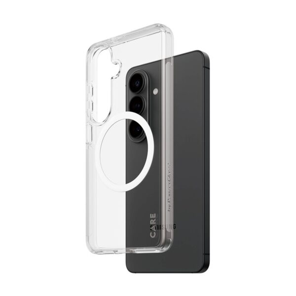 CARE by PanzerGlass Urban Explorer Case Transparent w. White Qi Samsung New Galaxy S26 | PanzerGlass