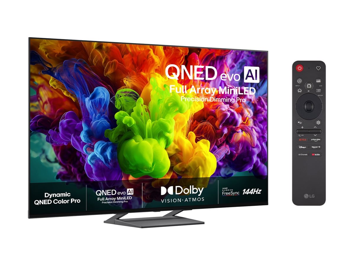 LG QNED 4K evo AI Mini LED TV | 55QNED93B6A | 55 | Smart TV | webOS | UHD | Black - Image 3