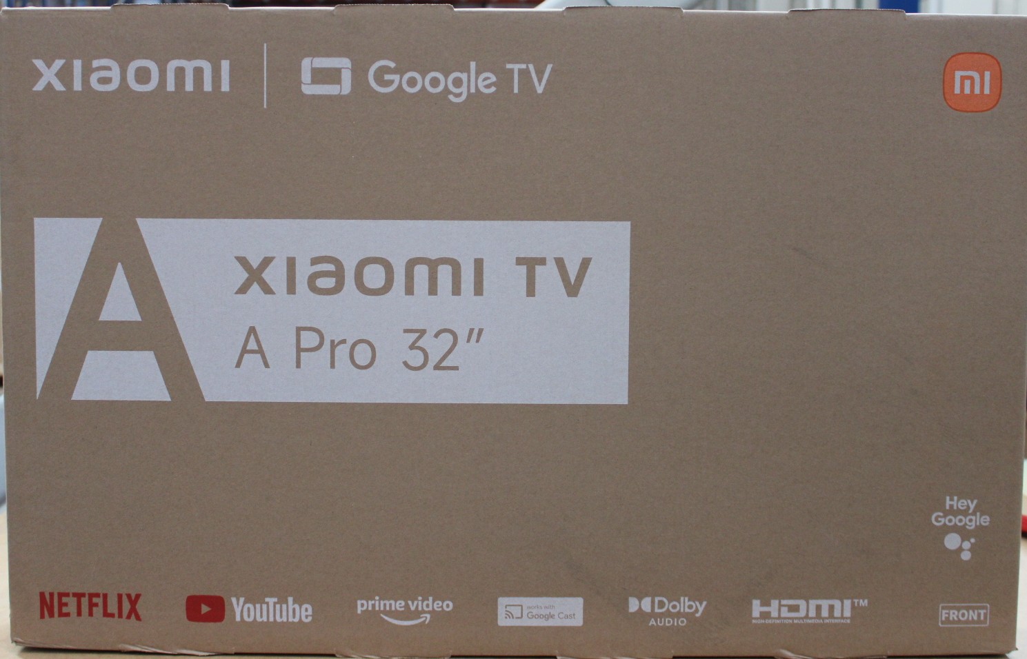 SALE OUT. | Xiaomi QLED TV A Pro 2026 | 32" | Smart TV | Google TV | HD | Dark Gray | DAMAGED PACKAGING, CRACKED BODY (BACKSIDE, BOTTOM) - Image 3