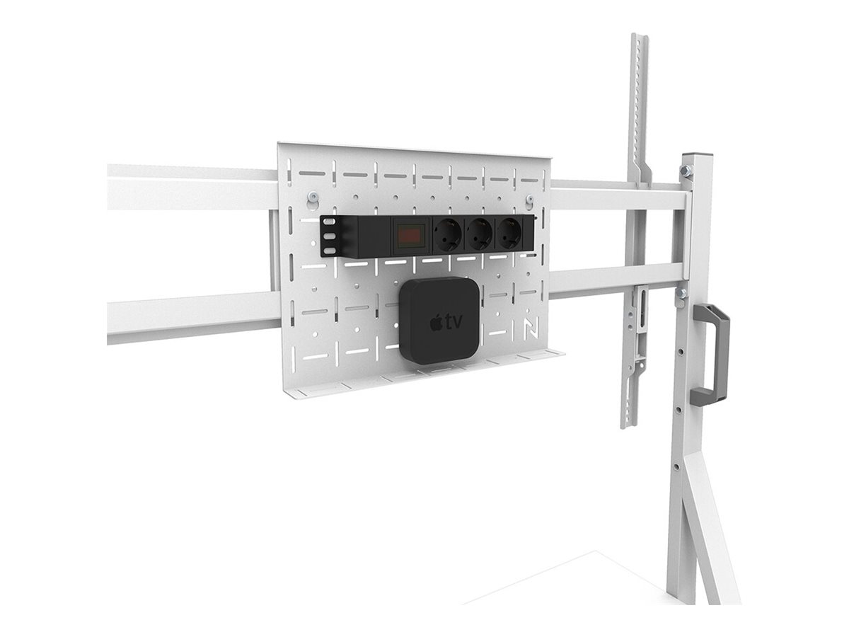 Neomounts Floor stand | FL50-525WH1 TV trolley | Adjustable Height | 55-86 " | Maximum weight (capacity) 76 kg | White - Image 30