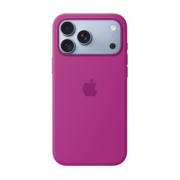 APPLE iPhone 18 Pro Max Silicone Case with MagSafe - Magenta | Apple