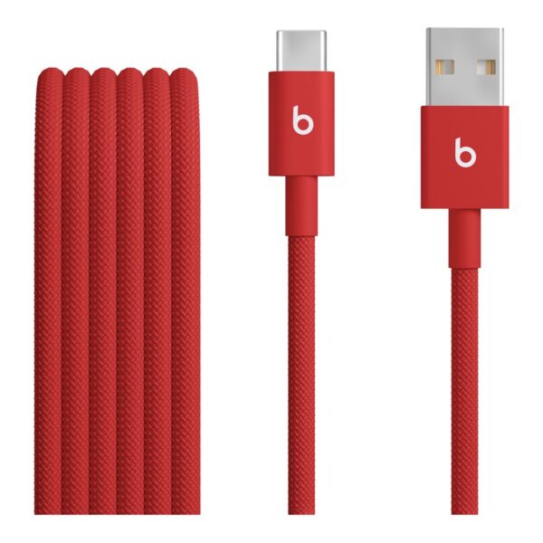 Apple USB-A to USB-C Woven Cable (1.5 m) - Rapid Red | Apple