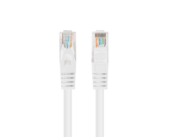 Lanberg Patchcord CAT.6 UTP 0.5M white fluke passed 10-pack | PCU6-20CC-0050-W