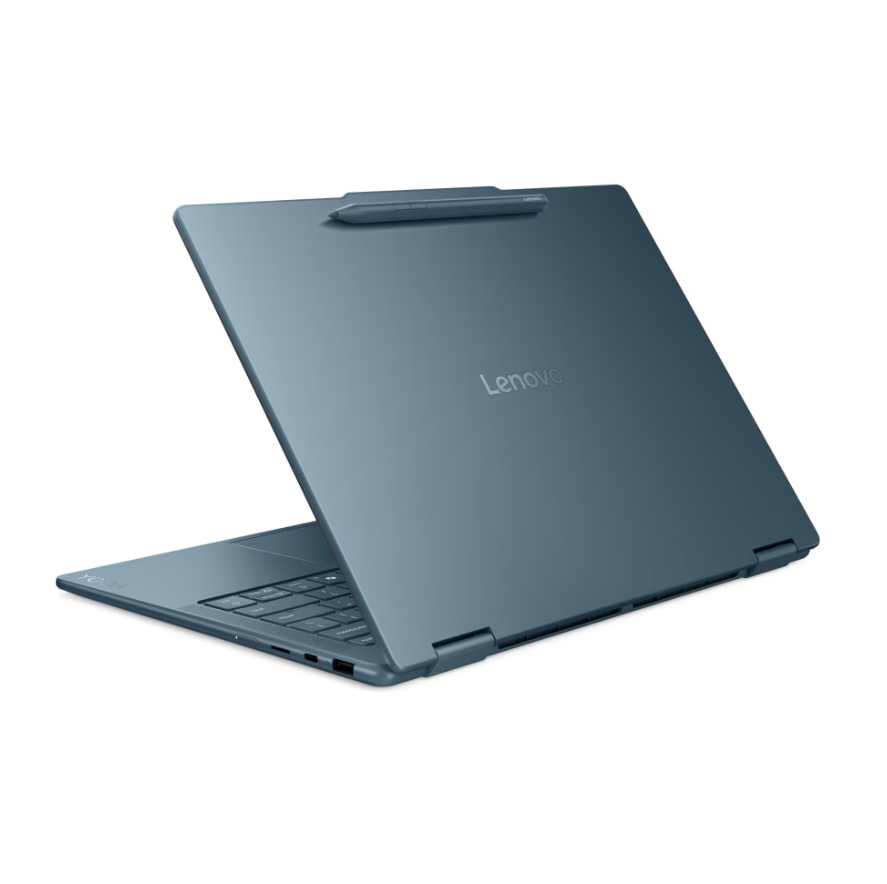 Lenovo- Yoga 7 2-in-1 14AKP10 AMD | Tidal Teal | 14 " | OLED | WUXGA | 1920 x 1200 pixels | AMD Ryzen AI 7 | 350 | 16 GB | Soldered LPDDR5 | Solid-state drive capacity 512 GB | AMD Radeon 860M Graphics | Windows 11 Home | 802.11be | Bluetooth version 5.4 | Keyboard language English | Keyboard backlit | Warranty 24 month(s) | Battery warranty 12 month(s) - Image 3