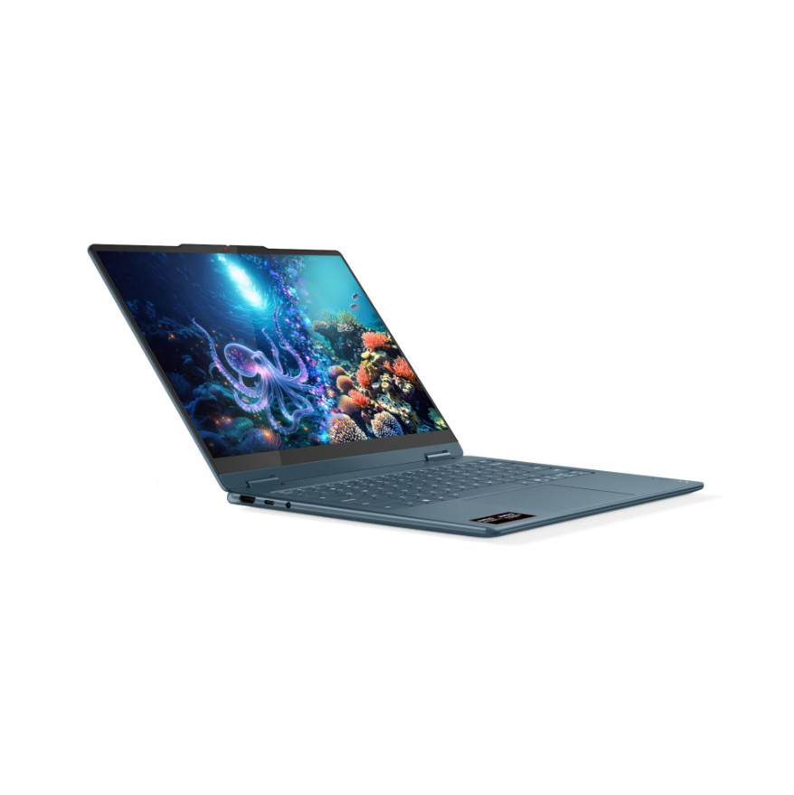 Lenovo- Yoga 7 2-in-1 14AKP10 AMD | Tidal Teal | 14 " | OLED | WUXGA | 1920 x 1200 pixels | AMD Ryzen AI 7 | 350 | 16 GB | Soldered LPDDR5 | Solid-state drive capacity 512 GB | AMD Radeon 860M Graphics | Windows 11 Home | 802.11be | Bluetooth version 5.4 | Keyboard language English | Keyboard backlit | Warranty 24 month(s) | Battery warranty 12 month(s) - Image 8