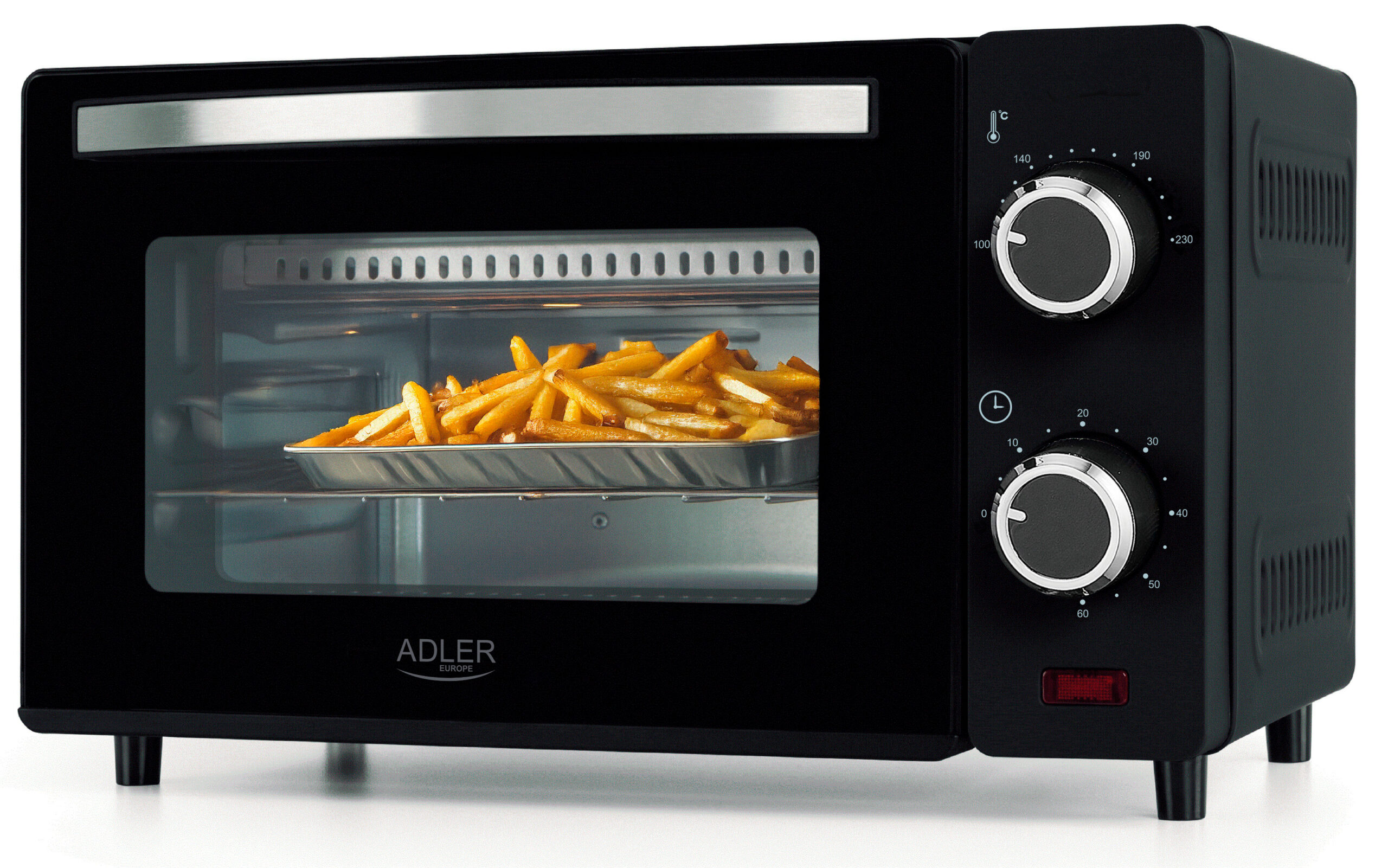 Adler Electric oven | AD 6032 | 9 L | 650 W | Black - Image 4