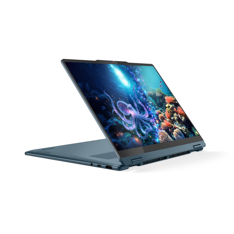 Lenovo- Yoga 7 2-in-1 14AKP10 AMD | Tidal Teal | 14 " | OLED | WUXGA | 1920 x 1200 pixels | AMD Ryzen AI 7 | 350 | 16 GB | Soldered LPDDR5 | Solid-state drive capacity 512 GB | AMD Radeon 860M Graphics | Windows 11 Home | 802.11be | Bluetooth version 5.4 | Keyboard language English | Keyboard backlit | Warranty 24 month(s) | Battery warranty 12 month(s) - Image 11