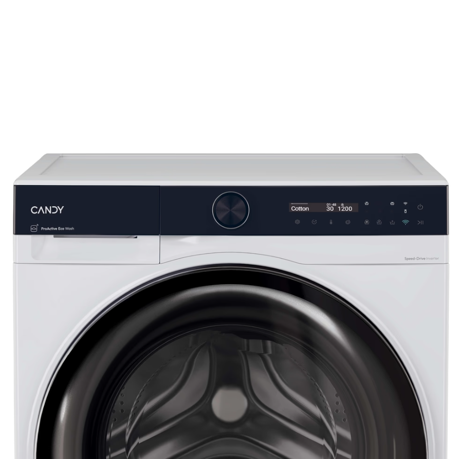 Candy Washing machine | BS 49SB8-S | Energy efficiency class A | Front loading | Washing capacity 9 kg | 1400 RPM | Depth 52 cm | Width 60 cm | Display | LCD | Steam function | Wi-Fi | White - Image 5