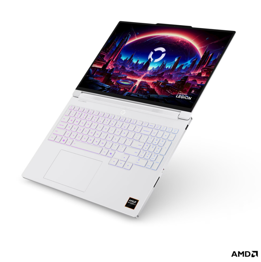 Lenovo- Legion 7 16AGP11 AMD | Glacier White | 16 " | OLED | WQXGA | 2560 x 1600 pixels | Glossy | AMD Ryzen AI 9 | HX 470 | 32 GB | Soldered LPDDR5X | Solid-state drive capacity 1000 GB | NVIDIA GeForce RTX 5070 | GDDR7 | 12 GB | Windows 11 Home | 802.11be | Bluetooth version 5.4 | Keyboard language English | Keyboard backlit | Warranty 24 month(s) | Battery warranty 12 month(s) - Image 8
