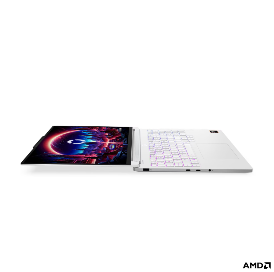 Lenovo- Legion 7 16AGP11 AMD | Glacier White | 16 " | OLED | WQXGA | 2560 x 1600 pixels | Glossy | AMD Ryzen AI 9 | HX 470 | 32 GB | Soldered LPDDR5X | Solid-state drive capacity 1000 GB | NVIDIA GeForce RTX 5070 | GDDR7 | 12 GB | Windows 11 Home | 802.11be | Bluetooth version 5.4 | Keyboard language English | Keyboard backlit | Warranty 24 month(s) | Battery warranty 12 month(s) - Image 9