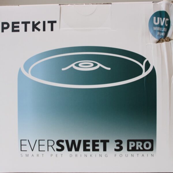 SALE OUT. Petkit Eversweet 3 Pro Drinking Fountain, UVC Wireless Pump, White | PETKIT | Smart Pet Drinking Fountain | Eversweet 3 Pro (UVC) | Capacity 1.35 L | Filtering | Material Stainless Steel | White | DAMAGED PACKAGING AND BODY | 24 month(s)