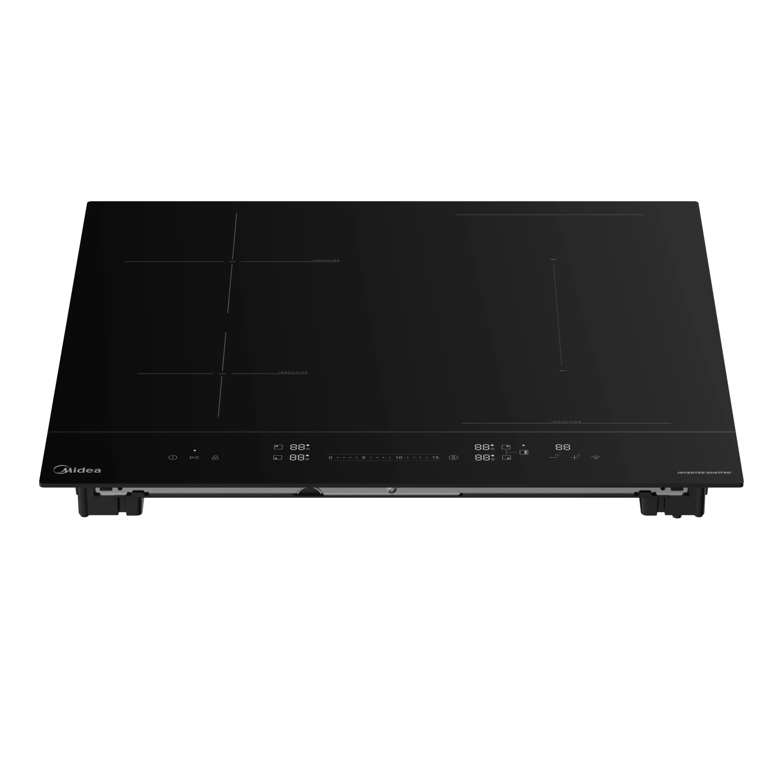 Midea Hob | MIH744BE325GKD | Induction | Number of burners/cooking zones 4 | Touch | Timer | Black - Image 4