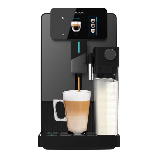 Cecotec Coffee machine | Cremmaet Latte Touch | Pump pressure 19 bar | Built-in milk frother | Super-automatic | Black | 1500 W