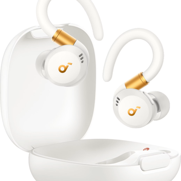 Anker Soundcore | Earbuds with Hook | Sport X20 | ANC | White/Gold | Noise reduction