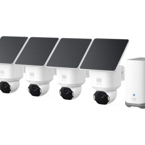 Anker Eufy SoloCam E42 4-Cam Kit (HomeBase 3) | 8 MP | F/1.6 | IP65 | Micro SD, Max. 128 GB