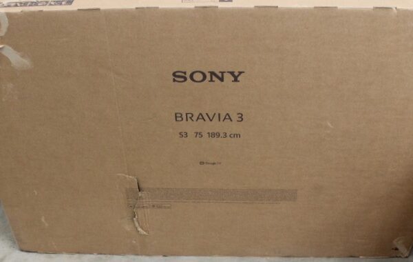 SALE OUT. Sony K75S35B Bravia 3 75" (189cm) 4K Ultra HD Smart Google D-LED TV | SALE OUT. | Sony TV | K75S35B Bravia 3 | 75 | Smart TV | Google TV | 4K UHD | DAMAGED PACKAGING, UNPACKED