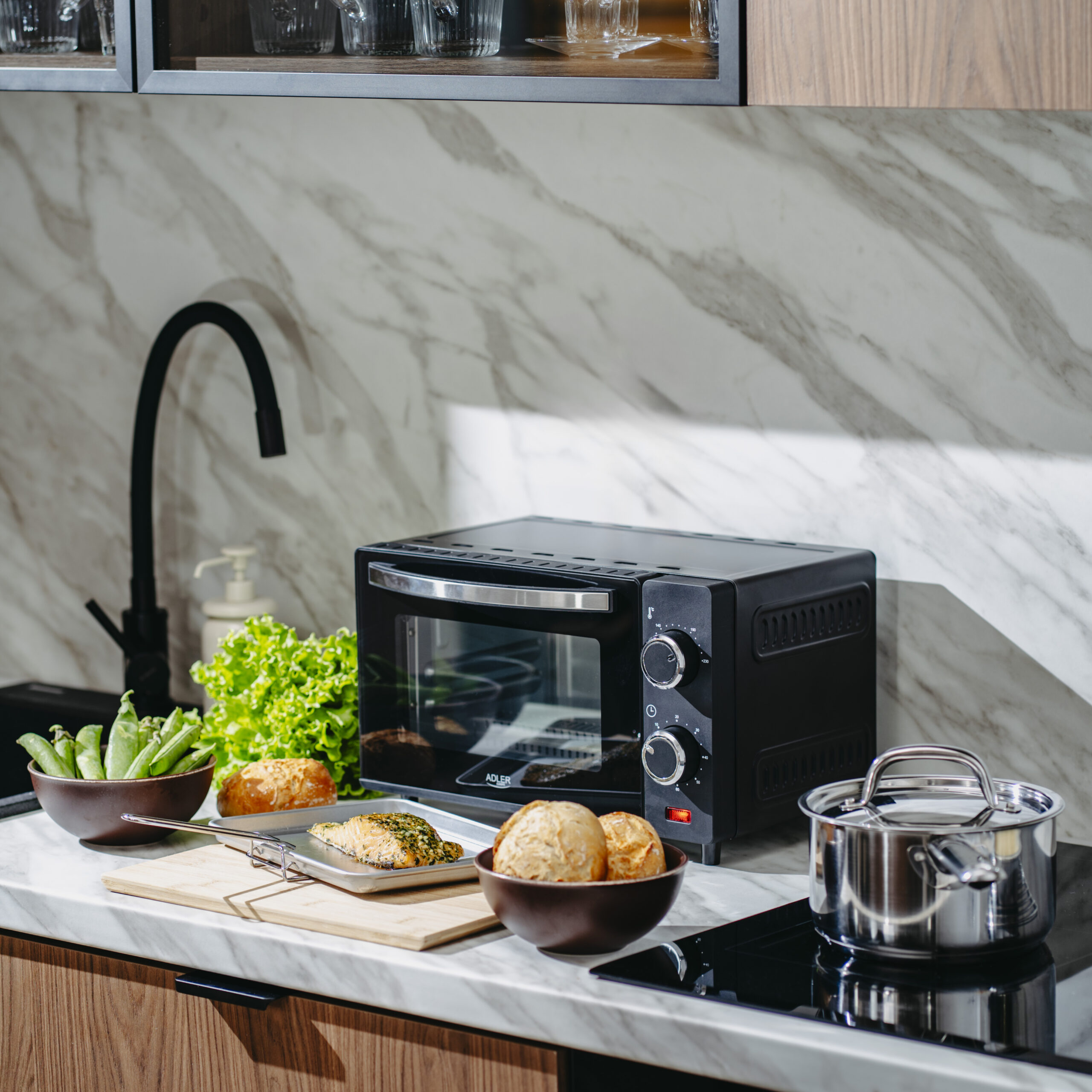 Adler Electric oven | AD 6032 | 9 L | 650 W | Black - Image 16