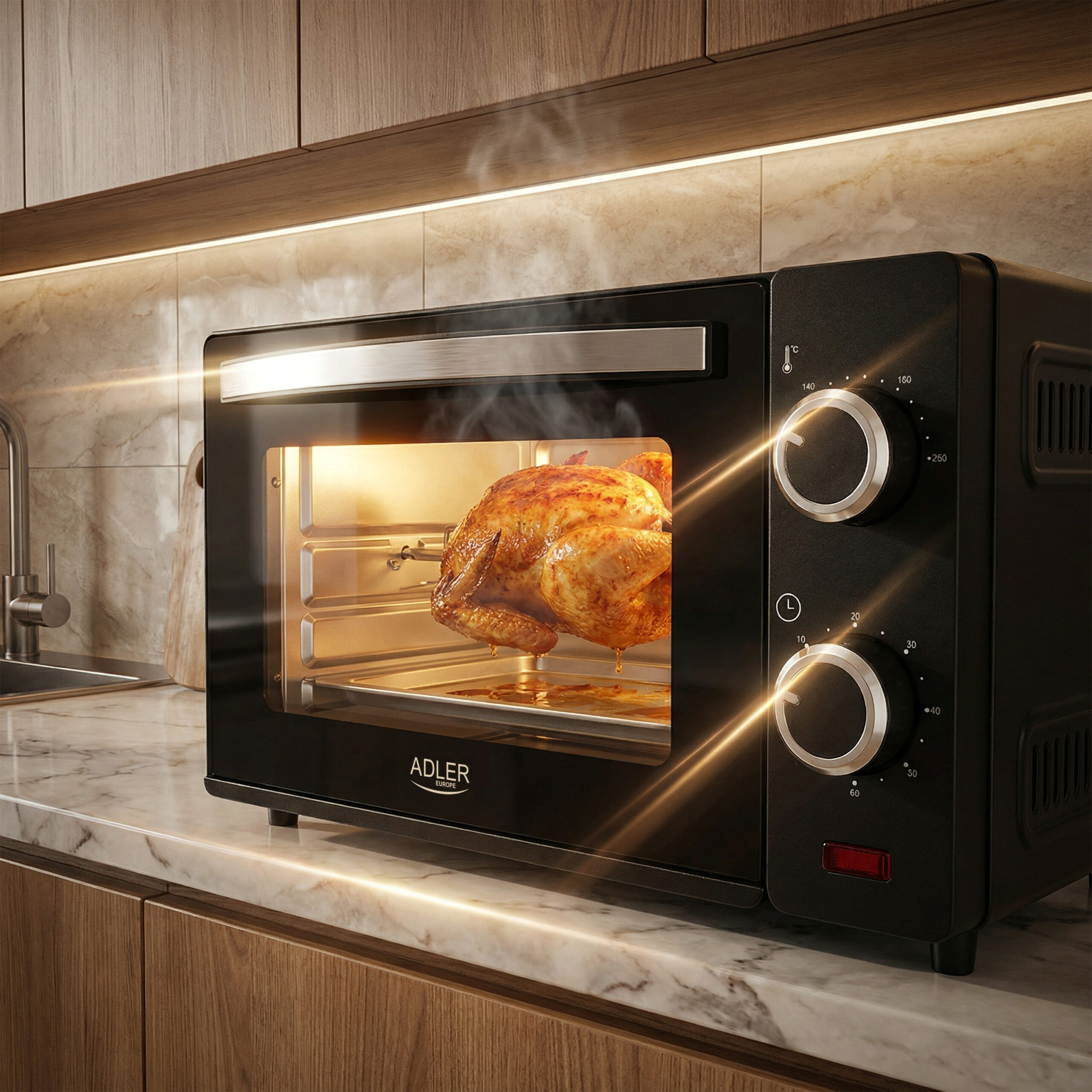 Adler Electric oven | AD 6032 | 9 L | 650 W | Black - Image 17