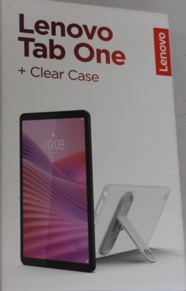 SALE OUT. Lenovo Tab One 8.7 HD Touch MediaTek Helio G85/4GB/64GB/Arm Mali-G52/Android 14/Grey/2Y Warranty | SALE OUT. | Lenovo Tab One Wi-Fi (without power adapter) | ZAF00254SE | 8.7 " | Luna Grey | IPS | 1340 x 800 pixels | MediaTek | Helio G85 | 4 GB | Soldered LPDDR4x | 64 GB | Wi-Fi | Front camera | 2 MP | Rear camera | 8 MP | Bluetooth | 5.3 | Android | 14 or Later | Warranty 24 month(s) | Clear Case, USB-A to USB-C cable, Manual | DEMO