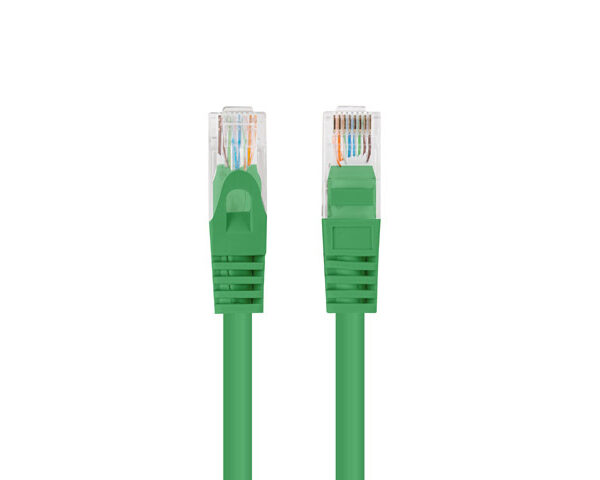 Lanberg Patchcord CAT.6 UTP 0.25M fluke passed 10-pack, Green | PCU6-20CC-0025-G
