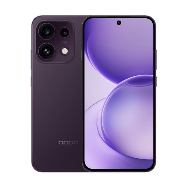 OPPO Reno16 F 5G (CPH2859) | Purple Black | 6.57 " | AMOLED | 2372 x 1080 pixels | Mediatek | Dimensity 7300 Energy | Internal RAM 8 GB | 256 GB | Dual SIM | 5G | Main camera resolution 50+50+8 MP | Secondary camera resolution 50 MP | Android | 16