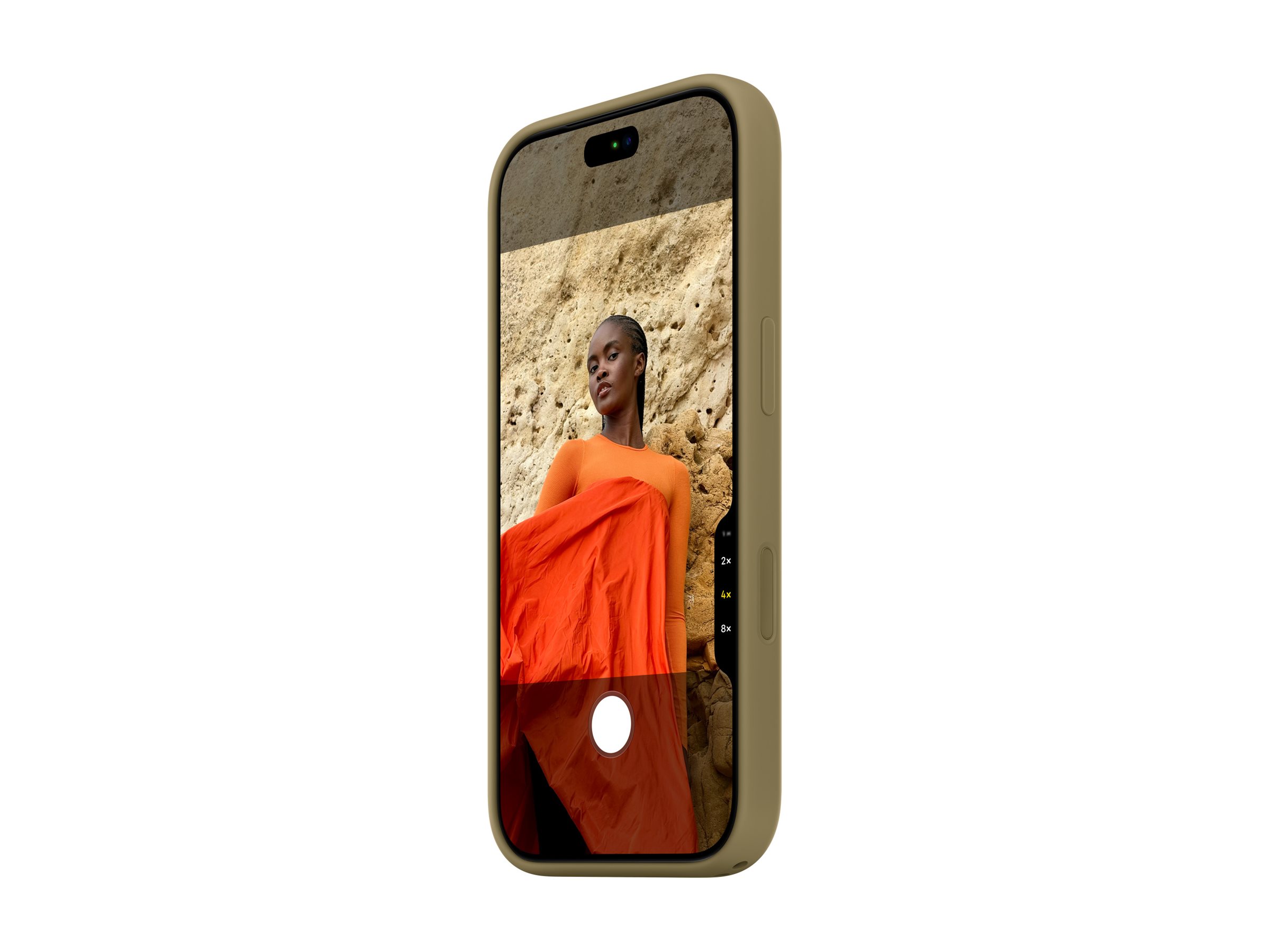 APPLE iPhone 18 Pro Silicone Case with MagSafe - Olive | Apple - Image 5