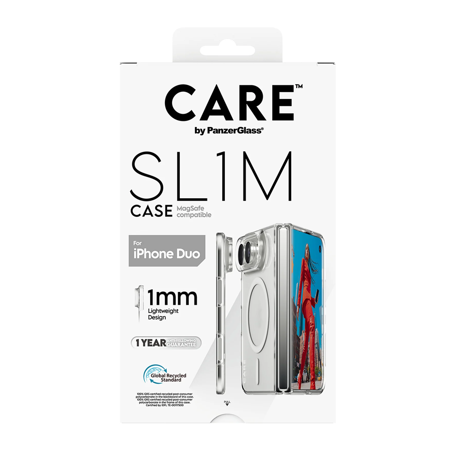 PanzerGlass Care | Back cover | iPhone Duo | Apple | Recycled plastic | Transparent - Image 4
