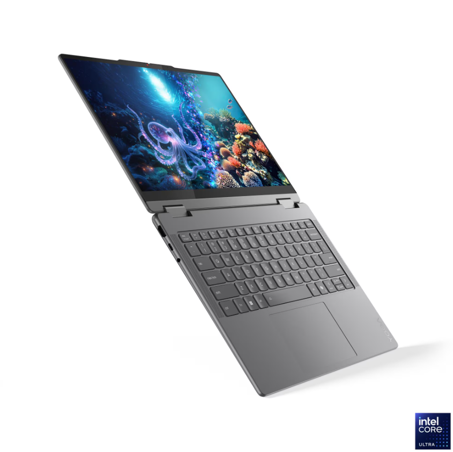 Lenovo Yoga 7 2-in-1 14ILL10 Intel | Luna Grey | 14 " | OLED | Touchscreen | WUXGA | 1920 x 1200 pixels | Glossy | Intel Core Ultra 5 | 226V | 16 GB | Soldered LPDDR5X | Solid-state drive capacity 512 GB | Intel Arc Graphics 130V | Windows 11 Home | 802.11be | Bluetooth version 5.4 | Keyboard language English | Keyboard backlit | Warranty 24 month(s) | Battery warranty 12 month(s) - Image 5