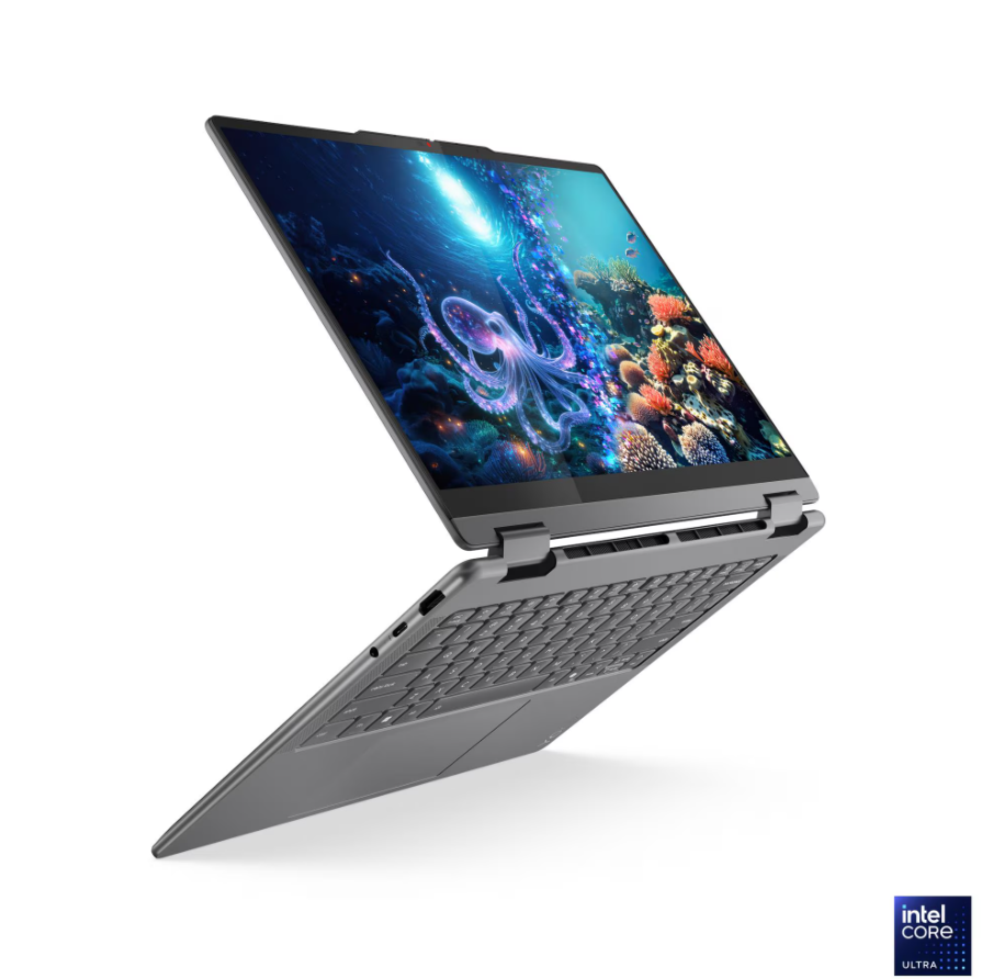 Lenovo Yoga 7 2-in-1 14ILL10 Intel | Luna Grey | 14 " | OLED | Touchscreen | WUXGA | 1920 x 1200 pixels | Glossy | Intel Core Ultra 5 | 226V | 16 GB | Soldered LPDDR5X | Solid-state drive capacity 512 GB | Intel Arc Graphics 130V | Windows 11 Home | 802.11be | Bluetooth version 5.4 | Keyboard language English | Keyboard backlit | Warranty 24 month(s) | Battery warranty 12 month(s) - Image 6