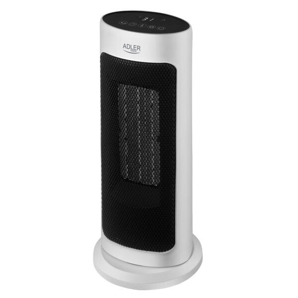 Adler | Tower Fan Heater with Timer | AD 7738 | Ceramic | 2000 W | Number of power levels 2 | Suitable for rooms up to 25 m² | White