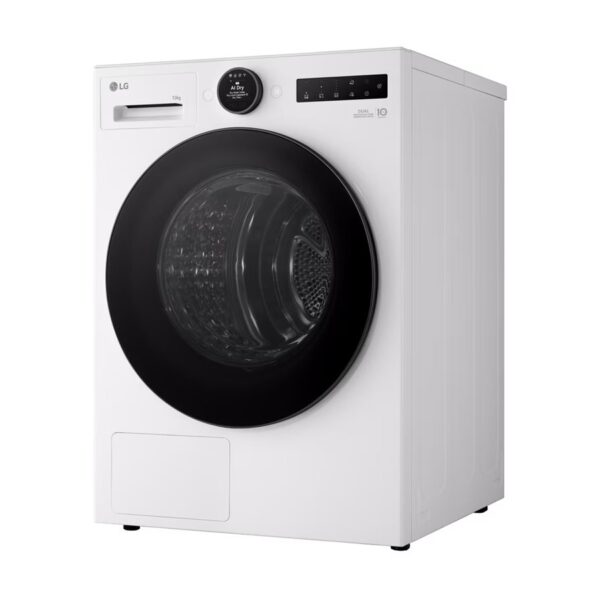 LG Dryer Machine | RHX7010TWB | Energy efficiency class C | Front loading | 10 kg | Heat Pump | LED | Depth 66 cm | Wi-Fi | White