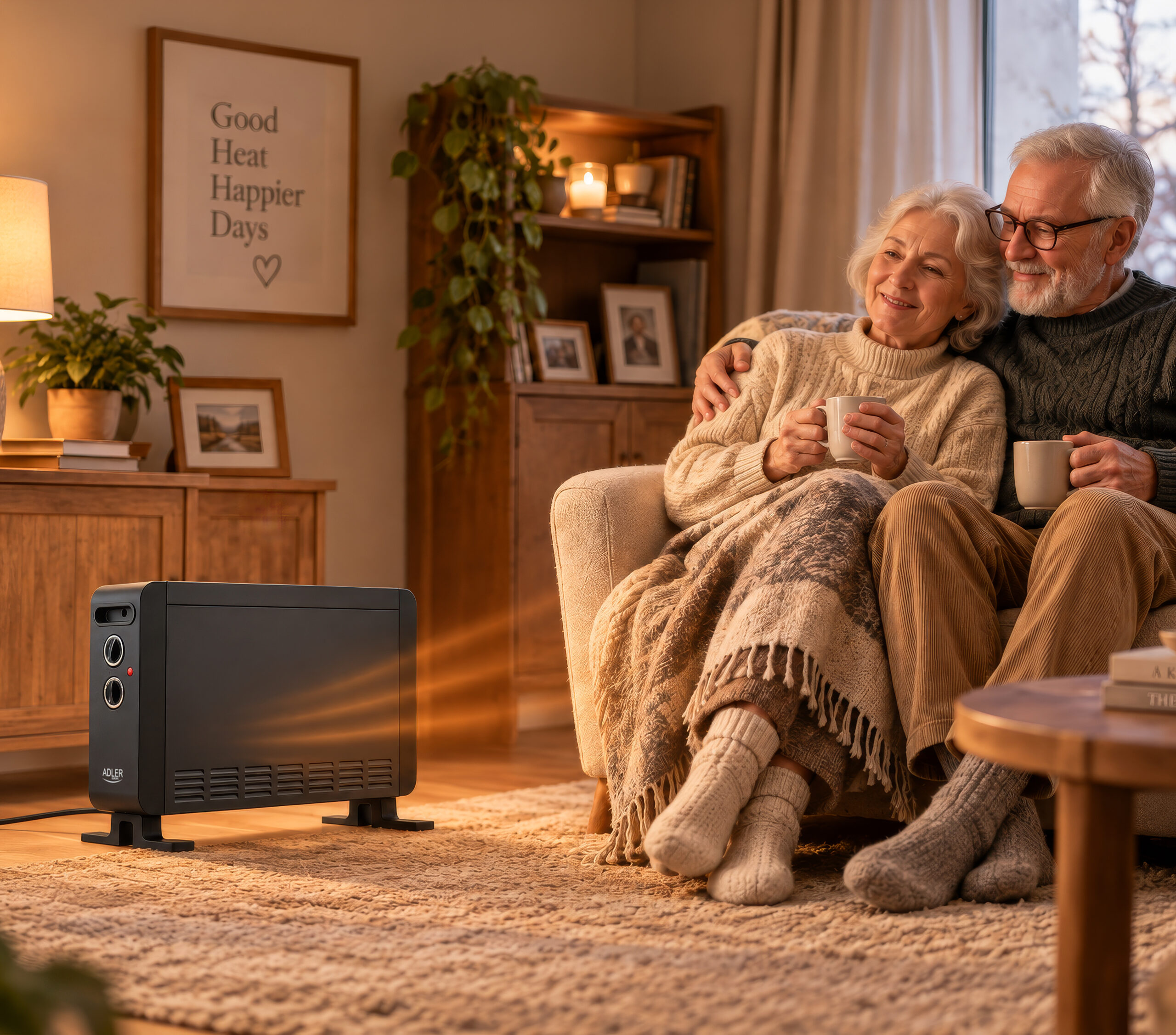 Adler Heater | AD 7764 | Convector | 2000 W | Number of power levels 3 | Black - Image 12