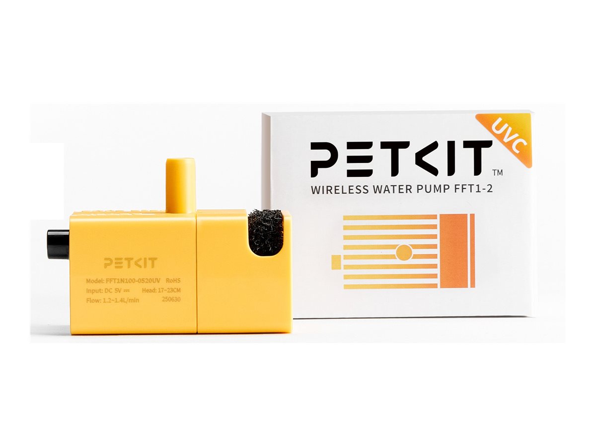 PETKIT P41161 | Petkit Wireless Water Pump FFT1-2 (UVC) | Material PPO | Yellow - Image 4